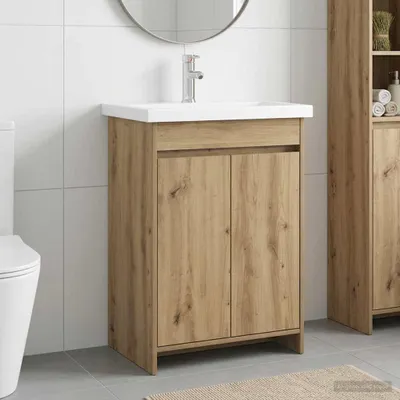 Produktbild von Maison Exclusive - Badezimmermöbel-Set Artisan-Eiche 81 x 40 x 84,5 cm