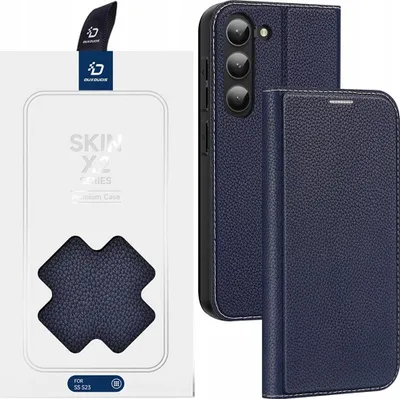 Image de Dux Ducis Skin X2 Samsung Galaxy S23+ Case with Flap Wallet Stand Blue