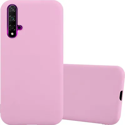 Produktbild von Cadorabo Hülle für Huawei NOVA 5 / 5 PRO Schutzhülle in Rosa Handyhülle TPU Silikon Etui Case Cover