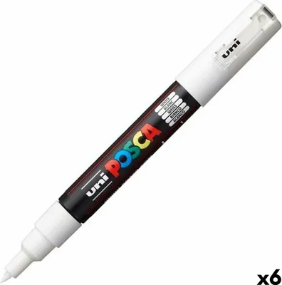 Image de POSCA - POSCA PC1MC EF White | 1 pièce | 6 pièces