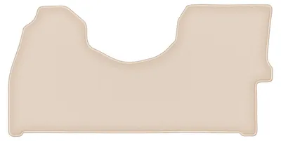Produktbild von DURBAN Beige Velours-Fußmatten vorne für Volklswagen Crafter Transporter (2006-2019)