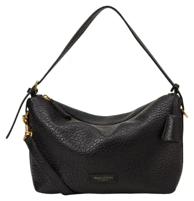 Produktbild von Marc O'Polo Leder Schultertasche Umhängetasche Piony Crossbody Bag Black schwarz