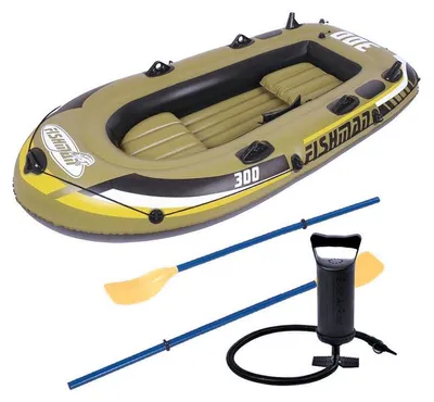 Zdjęcie produktu dla SunClub 07208 Nafukovací člun Fishman 300, 252 x 125 cm, hnědý