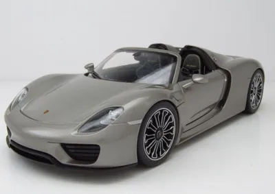 Produktbild von PORSCHE 918 Spyder Cabriolet 2012 grau, WEL18051CABGRIS, Maßstab1/18, WELLY
