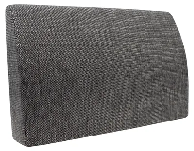 Produktbild von Rückenkissen 70 x 45 x 15 cm – Vielseitiges Rückenkissen mit waschbarem Bezug – ideal für Betten, Sofas und Palettenmöbel. Lesekissen in elegantem Design. Grau
