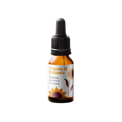 Produktbild von Vitamin D Natural+ vegane Vitamin D3 Tropfen für Erwachsene 9,9 ml