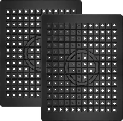 Produktbild von Schutzmatte für Badewanne, 2 Stück, 31,5 x 26,2 cm, schützt Badewanne und Geschirr