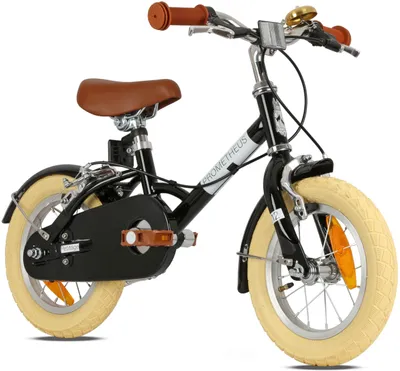 Produktbild von Retro Kinderfahrrad 12 Zoll mit Stützrädern - Für Kinder ab 3 Jahren