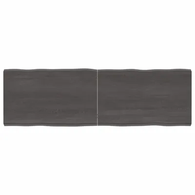Produktbild von Tischplatte 160x50x(2-6) cm Massivholz Behandelt Baumkante