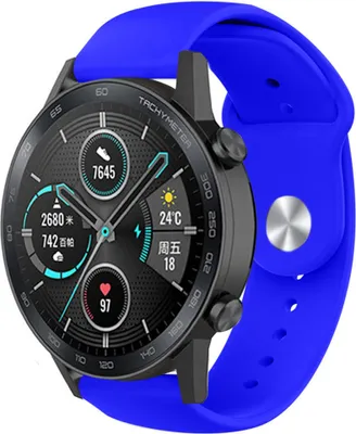 Produktbild von Strap-it Honor Magic Watch 2 Sportarmband (Blau)