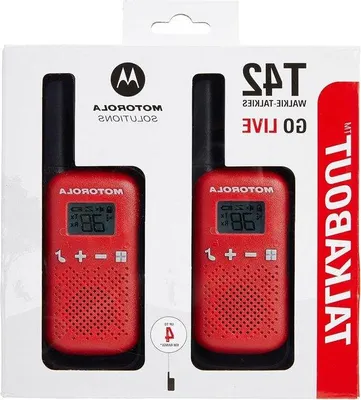 Obrázek produktu pro Sada ručních vysílaček se 2 kanály, 446 MHz, červená