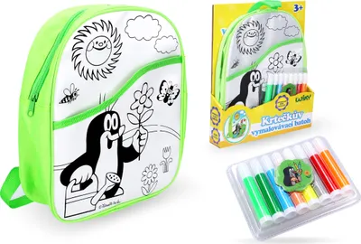 Produktbild von Rucksack Maulwurf grün 30 cm + 8 Marker