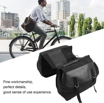 Produktbild von Famanu Fahrradtasche - Große Kapazität für Mountainbike - Schwarz