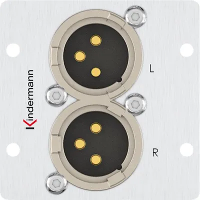 Produktbild von Kindermann Konnect 50 alu - Modulares Faceplate-Snap-In