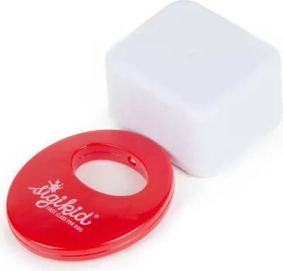 Immagine prodotto di Sigikid Spielwerk La Le Lu, LaLeLu, für Spieluhr, Ersatzteil für Kinderspieluhr, Polypropylen, Weiß / Rot, 5 cm, 48622