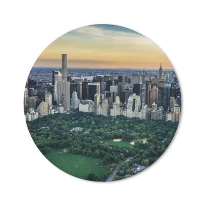 Produktbild von MuchoWow® Mauspad Mousepad New York - Central Park - Amerika 30x30 cm - Mousepads - Maus Mat - Pad - Mausunterlage - Tischunterlage - Schreibtischmatten