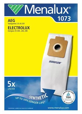 Immagine prodotto di Menalux 1073 5 sacchetti aspirapolvere Aeg Electrolux Vampyrette 2 AS201 ZS206