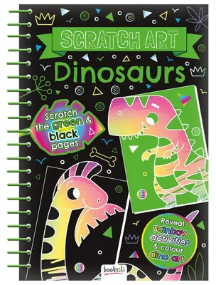 Productafbeelding van Scratch Art Dinosaurs