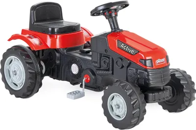 Produktbild von Trettraktor ab 3 Jahre, rot, Traktor zum draufsitzen, Kinder Traktor