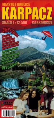 Produktbild von Karpacz und Umgebung 1:12.500. Laminierte Touristenkarte/Stadtplan. Ausgabe 2024. Galileos