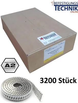 A collage of a cardboard box of nails, a coil of nails, and branding.