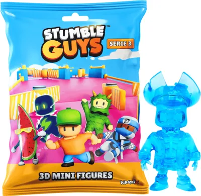Produktbild von Stumble Guys 3D Sammelfiguren Serie 3 - Figur 24. Capt. Diamondheart (Crystal)