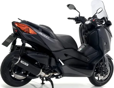 Produktbild von ARROW Auspuff DARK URBAN für Yamaha XMAX 400 2017-, Aluminium schwarz