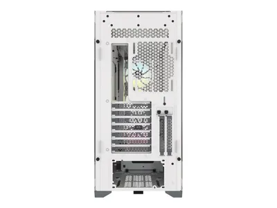 Zdjęcie produktu dla Corsair iCUE 5000X RGB, Midi Tower, PC, Biały, ATX, EATX, ITX, micro ATX, Mini-ITX, Plastik, Stal, Szkło hartowane, Gaming