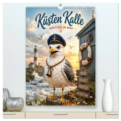 Produktbild von Küsten Kalle - Abenteuer am Meer (hochwertiger Premium Wandkalender 2027 DIN A2 hoch), Kunstdruck in Hochglanz