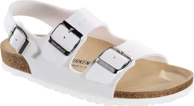 Produktbild von Birkenstock Milano Weiß Birko-Flor Größe: 35 Schmal