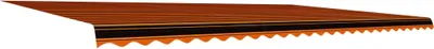 Produktbild von Markisenbespannung Canvas Orange & Braun 6 x 3 m