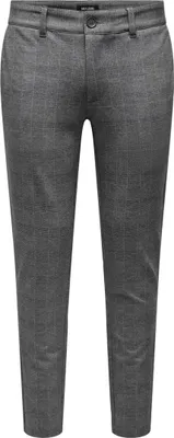 Produktbild von ONLY & SONS Elegante Chino Stoffhose Kariert Größe: 34W / 30L