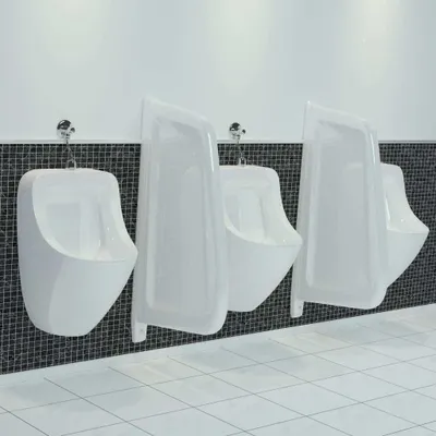 Produktbild von vidaXL Urinal Trennwand Wandmontage Keramik Wei?