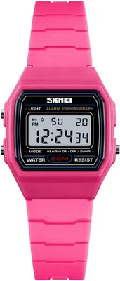 Produktbild von Damen Uhren LED Elektronik Digitaluhr 50M Wasserdicht Outdoor Sportuhr Junge Mädchen LED Elektronik Armbanduhr Plastik Lünette mit Kautschuk Band