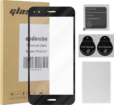 Immagine prodotto di Cadorabo pellicola blindata per Huawei Y6 PRO 2017 pellicola protettiva in nero a schermo intero vetro temperato di protezione del display