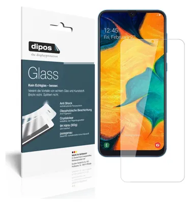 Produktbild von 2x Schutzfolie für Samsung Galaxy A30s - Anti-Shock 9H Folie dipos Glass Kunststoffglas
