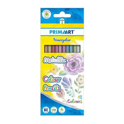 Immagine prodotto di STARPAK Matite triangolari metallizzate 12 colori