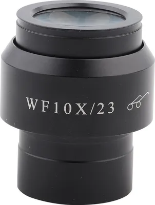 Zdjęcie produktu dla Szerokokątny okular mikroskopowy WF10X 23 mm, okular 30 mm do mikroskopii biologicznej