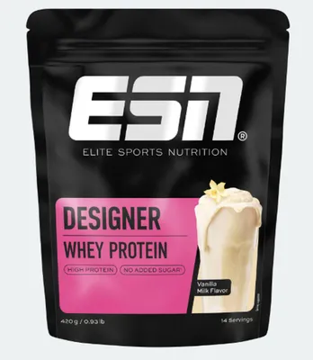 Produktbild von ESN Designer Whey 420 g Vanilla Milk
