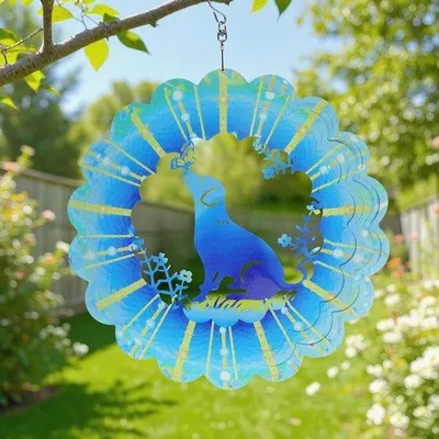 Produktbild von Windspinner 3D Regenbogeneffekt - 30x30x0,5 cm