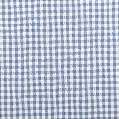 Produktbild von Popeline Meterware Karos blau weiß 2,7 mm 144 cm