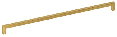 Produktbild von Möbelgriffe - Schrank- und Schubladengriffe 5er Set - 48 cm - Metall - Für Türen, Schränke und Küchenschubladen - Schwarz/Gold