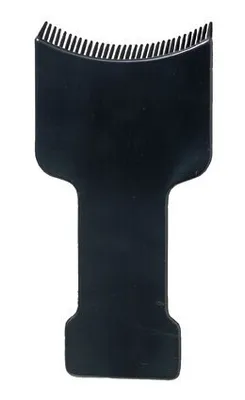 Produktbild von Comair Strähnenfärbekelle sz Plastic comb for colouring black