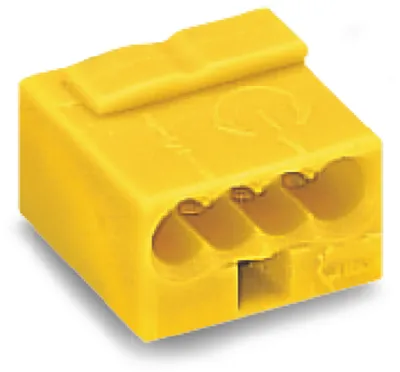 Produktbild von WAGO 243-504 MICRO-Verbindungsdosen- klemme,für eindrähtige Leiter,Ø 0,8 mm