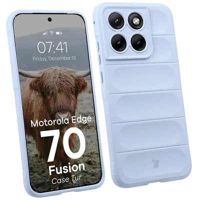 Produktbild von Robuste Handyhülle für Motorola Edge 70 Fusion, Bizon Case Tur, Hellblau