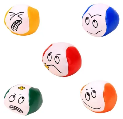 Produktbild von Jonglierbälle Jonglierset Jongliertücher - 5 Stück - Bunt - Für Anfänger - Für Kinder und Erwachsene