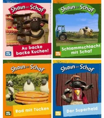 Obrázok produktu pre Nelson Mini-Bücher: 4er Shaun das Schaf 1-4