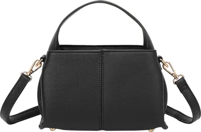 Produktbild von Gallantry, Tasche Damen aus Kunstleder mit Henkel und Schulterriemen, Schwarz