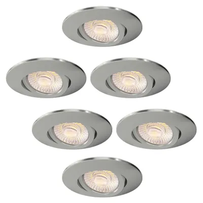 Image de Ledvion lot de 6 spot LED 3W CCT blanc neutre etanche IP65