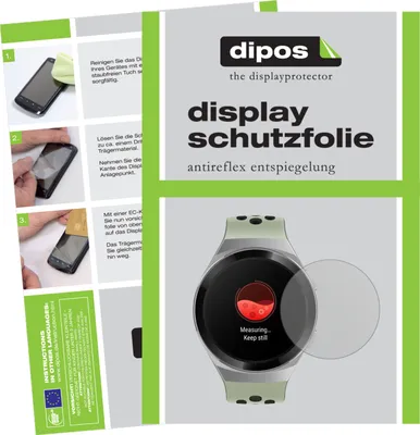 Produktbild von 5x Schutzfolie für Huawei Watch GT 2e matt Displayschutzfolie Folie Display Schutz dipos